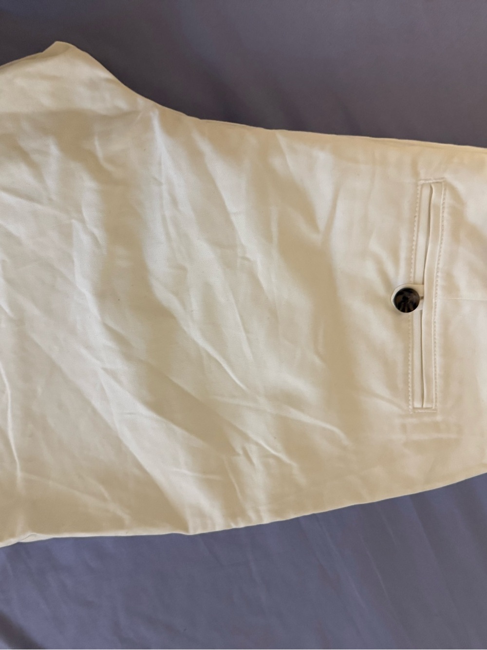 Goodfellow & Co White Casual Pants with Interior Size Tag